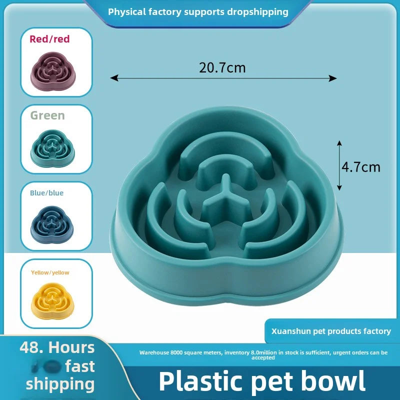 Dog Slow Food Bowl Prevent Vomiting And Protect Intestines