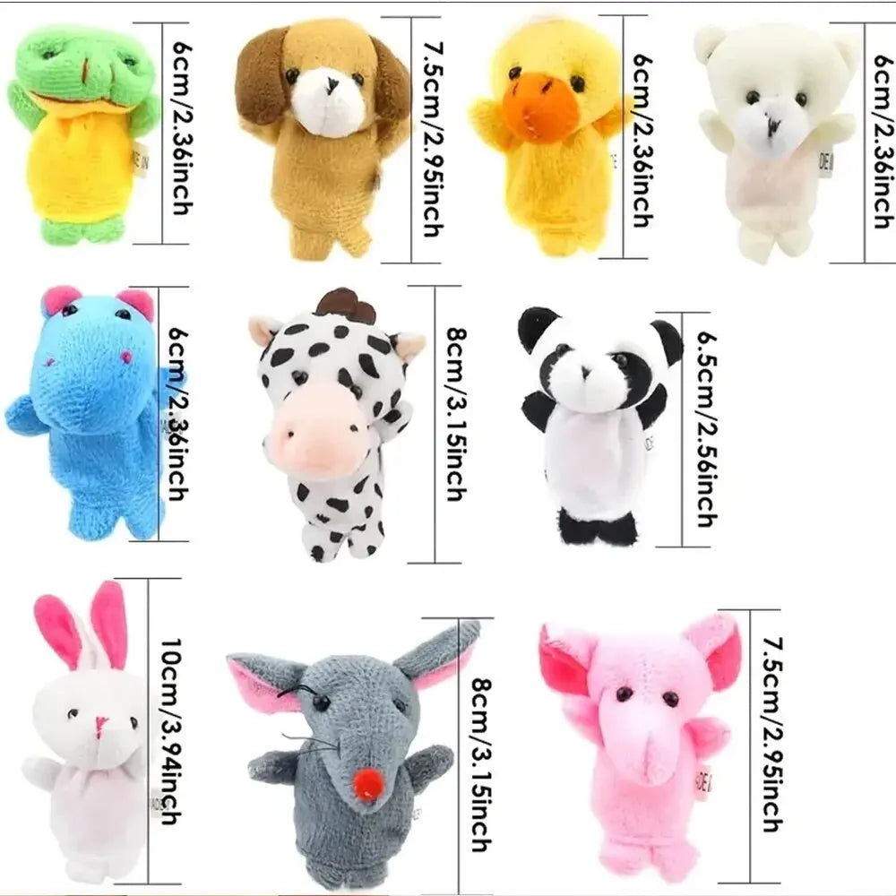 Cartoon Finger Puppet Set (1/5/10 PCS)