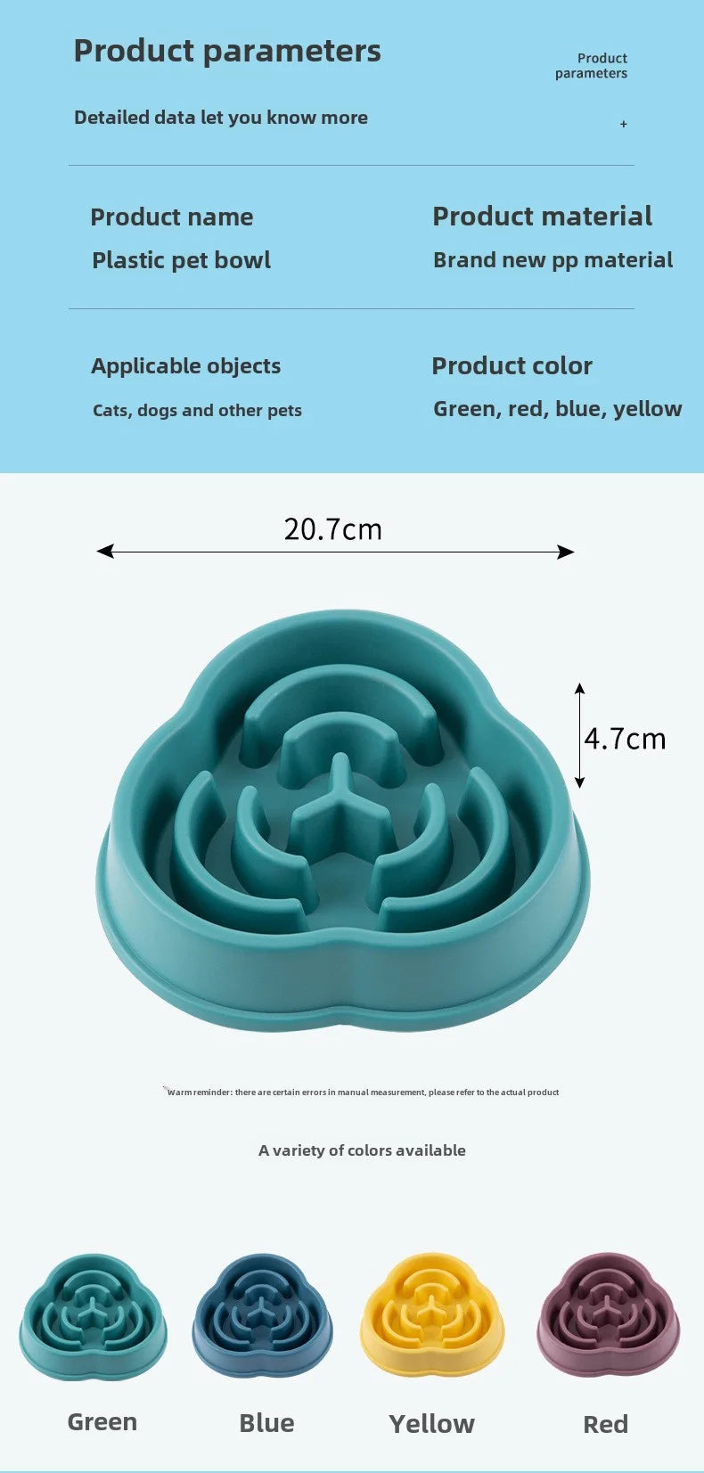 Dog Slow Food Bowl Prevent Vomiting And Protect Intestines