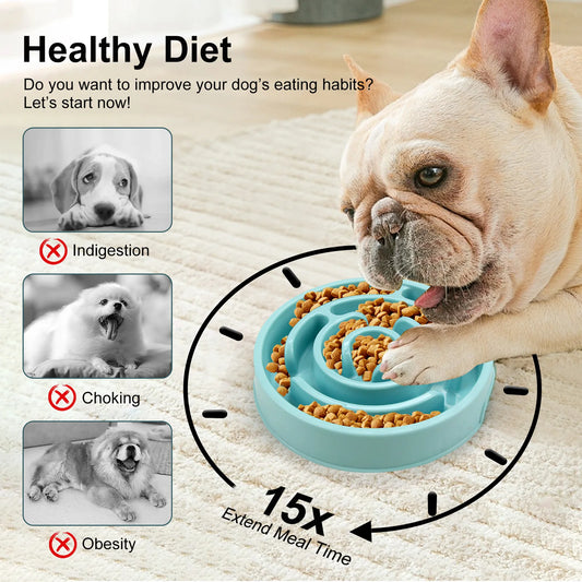 Pet Slow Food Bowl - Non slip